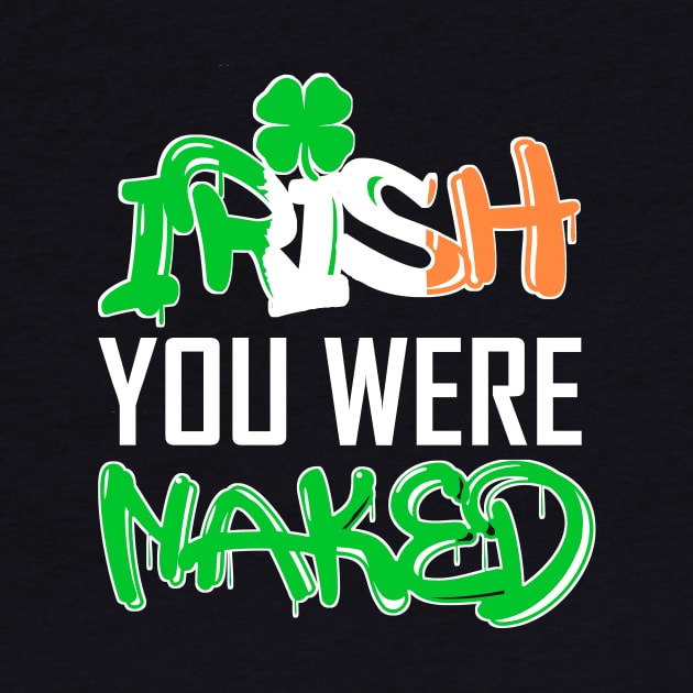St Patricks Day Funny Irish Flag Drinking Team Lucky Clover by Bezra